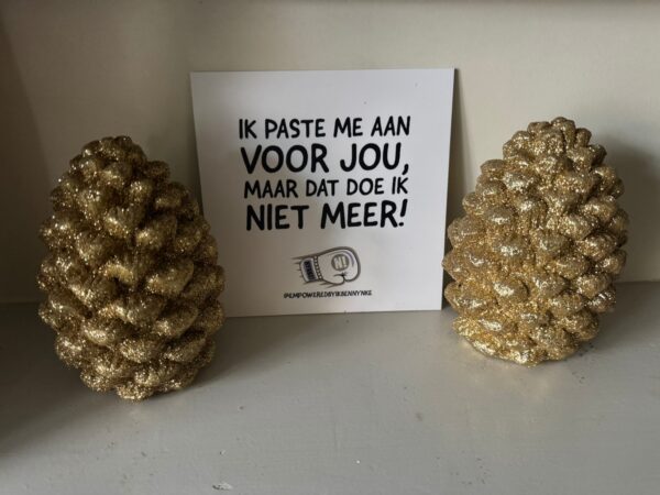 Decoratieve tegel Ik paste me aan voor jou