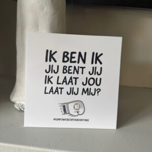 Empowerment tegel IkbenNynke