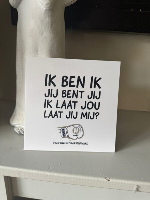 Empowerment tegel IkbenNynke